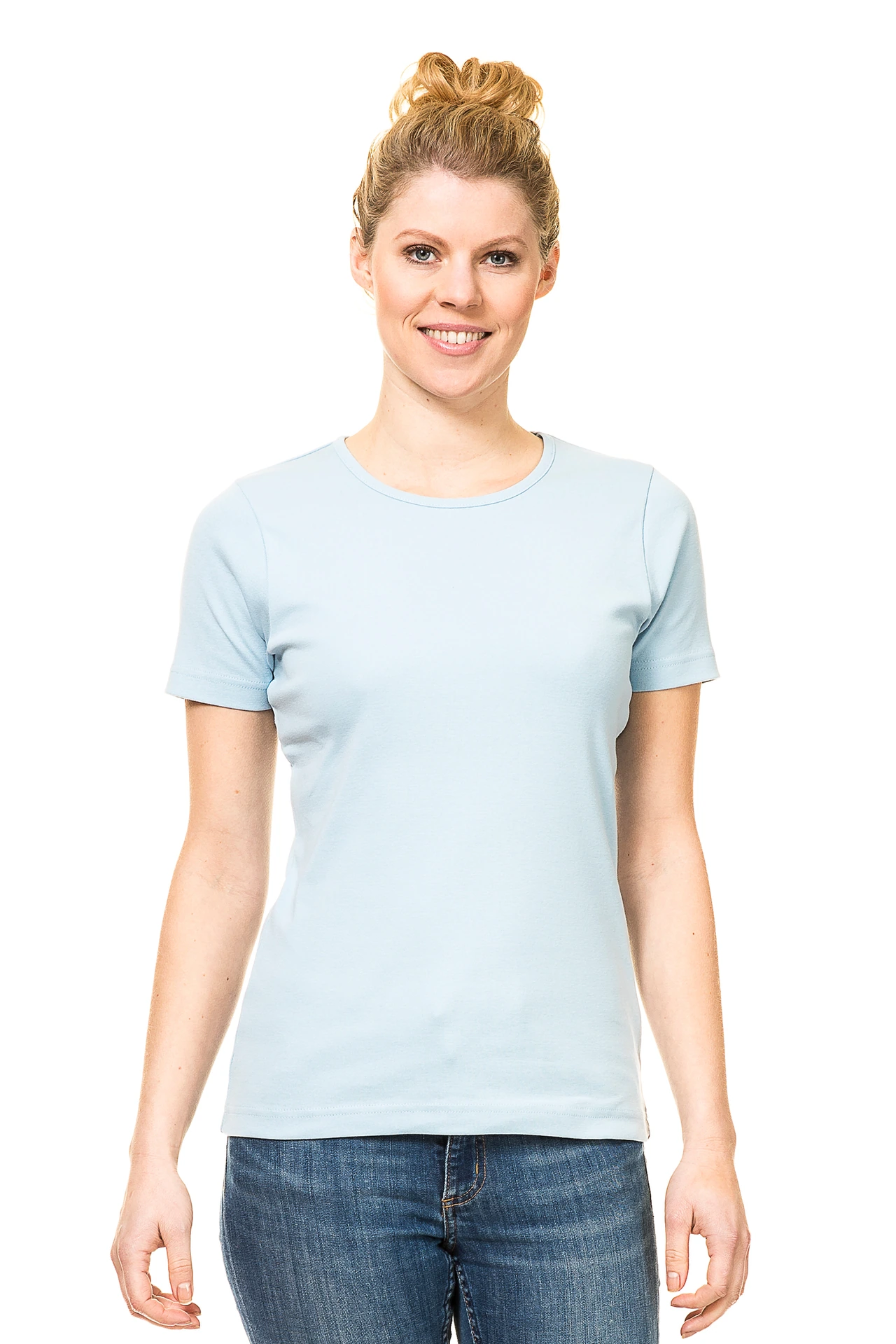 Blanco Dames T-shirt dubbelgebreid 1x1 ribstof 240 g/m² | Biologisch Katoen - Image 12
