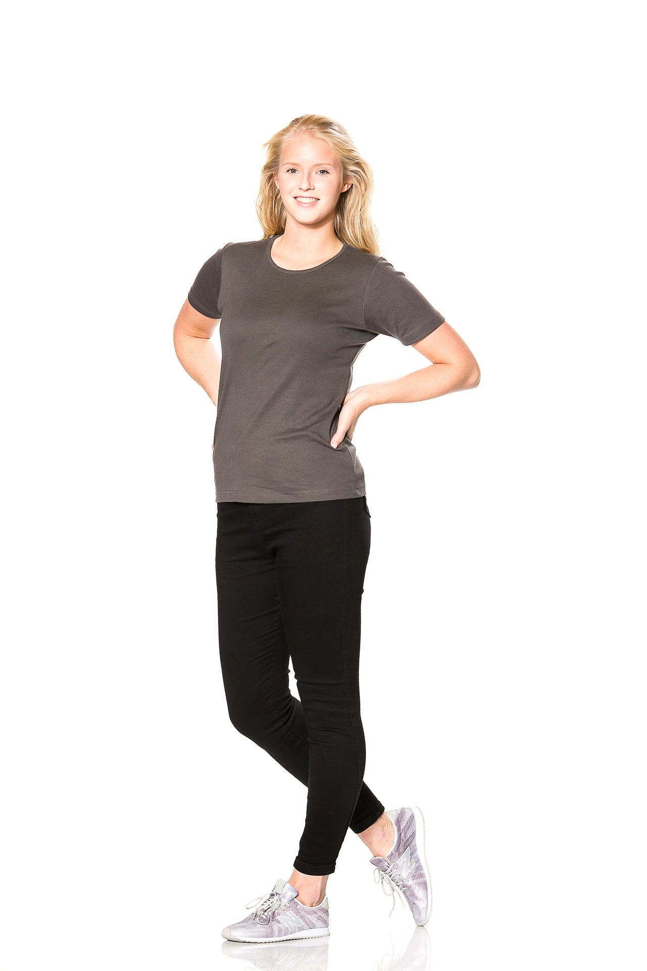 Blanco Dames T-shirt dubbelgebreid 1x1 ribstof 240 g/m² | Biologisch Katoen - Image 16