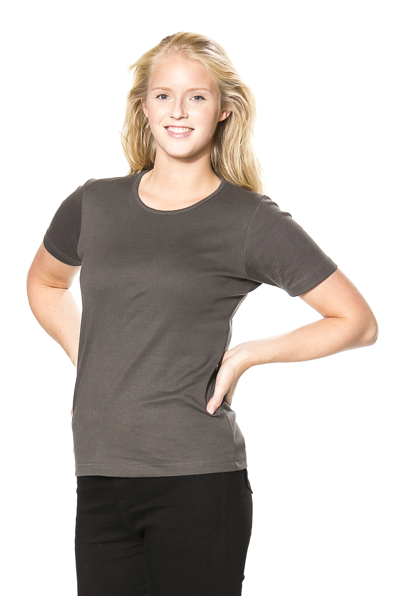 Blanco Dames T-shirt dubbelgebreid 1x1 ribstof 240 g/m² | Biologisch Katoen - Image 13