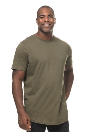Weißes, langes Baumwoll-T-Shirt, extra lang