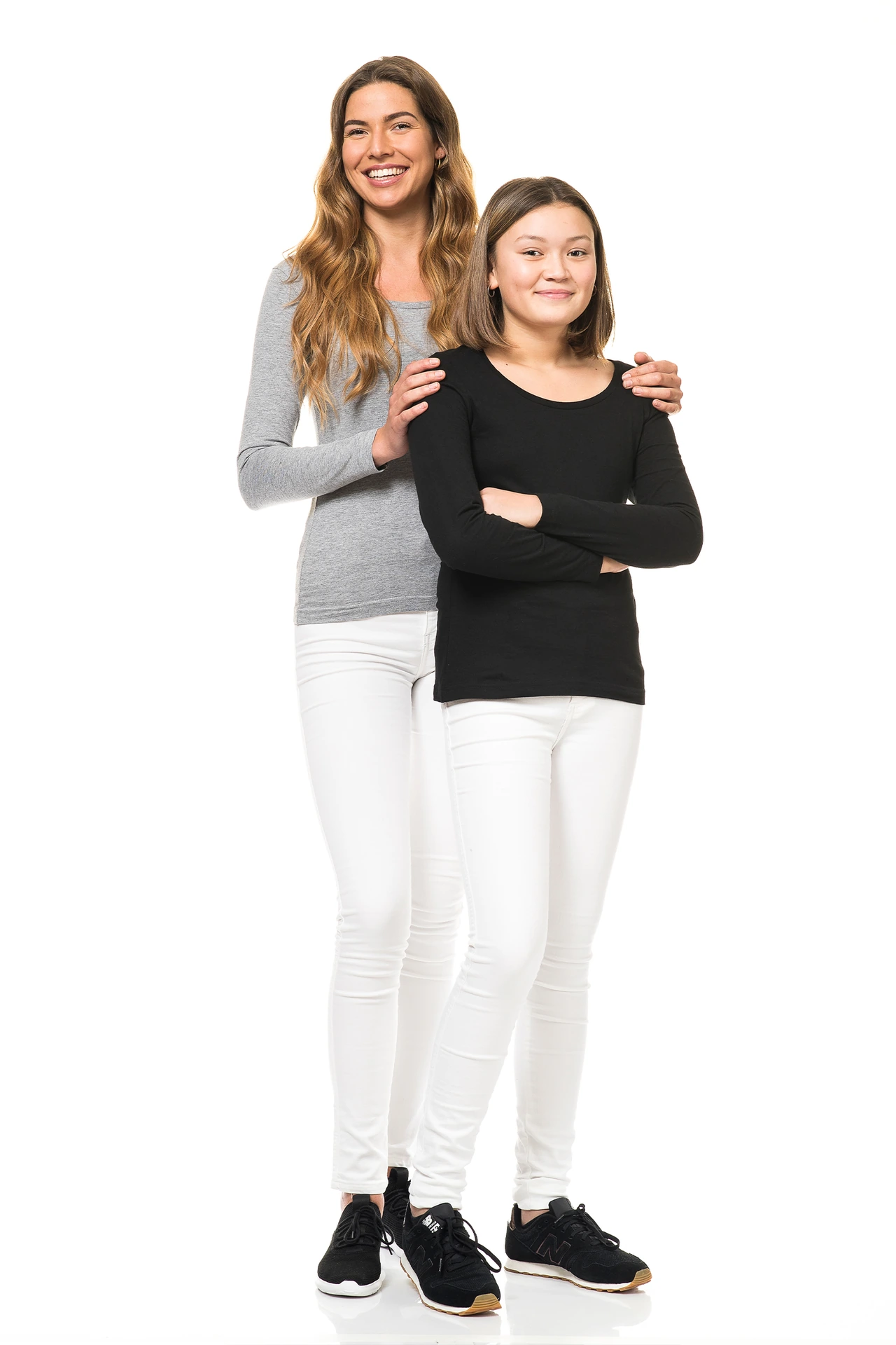 blanco dames t-shirt lange mouw slim fit - 165 g/m² 100% katoen - Afbeelding 5