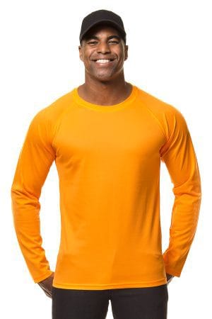 wit label sport t-shirt lange mouw unisex