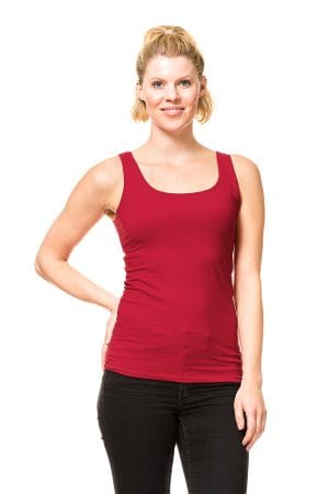 blanco dames top lage hals 170 g/m² | biologisch katoen