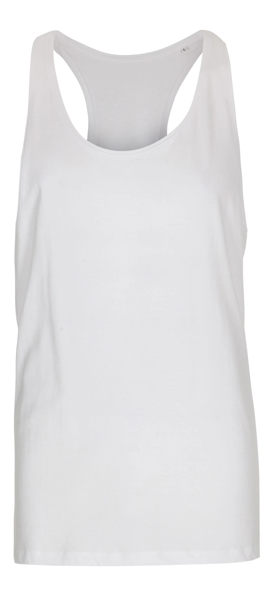 blanco racerback tanktop heren 145 g/m² | biologisch katoen (LF2506) - Afbeelding 4
