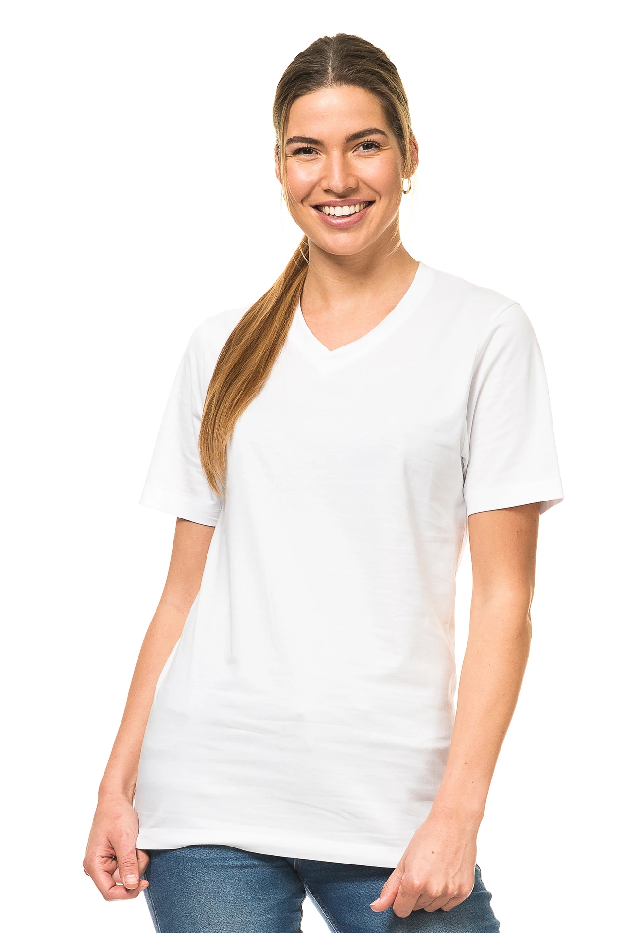 blanco t-shirt moderne fit van biologisch katoen 165g/m² - Bild 18