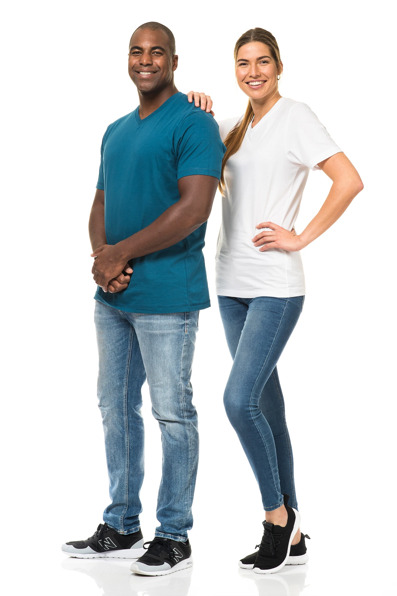 blanco t-shirt moderne fit van biologisch katoen 165g/m² - Bild 19